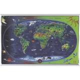 Plakat med verdenskort Naga Verdenskort 92x59cm