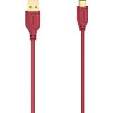 Hama Blå Kabler Hama USB-A to USB-C cable 0.75 red 002006360000