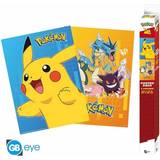Plakater på tilbud Pokémon Personnages colorés Plakat