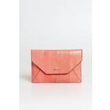 Trussardi Skind Håndtasker Trussardi Pink Leather Clutch Women's Bag