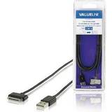 Valueline USB-kabel Kabler Valueline Opladerkabel Apple Stik 30-Pin USB A