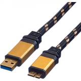 Roline USB-kabel Kabler Roline USB 3.0 Type A Gold