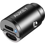 Aukey Mobilopladere - Sort Batterier & Opladere Aukey CC-A4 mobile device charger Black Auto