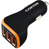 Oplader - Orange Batterier & Opladere Canyon C-08. car power adapter USB USB-C 18 Watt