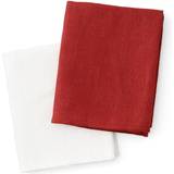 Menu Boligtekstiler Menu Papilio Tea Badehåndklæde Hvid, Rød