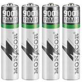 Batterier & Opladere Monacor NIMH batteripakke AAA NIMH-900R/4