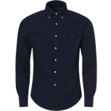 Polo Ralph Lauren Herre Skjorter på tilbud Polo Ralph Lauren Slim Fit Garment Dyed Oxford Shirt - Navy