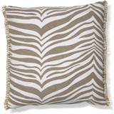 Classic Collection Puder Classic Collection Zebra pude Komplet pyntepude Hvid, Beige (50x50cm)