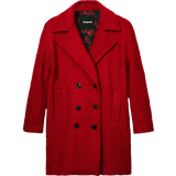 Rød - Uld Overtøj Desigual Frakke London