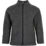 Mikk-Line Overdele Mikk-Line Baby Wool Jacket - Anthracite Melange (50001NOOS)