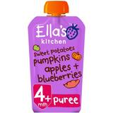 Babymad & Tilskud Ella s Kitchen Sweet Potatoes, Pumpkins, Apples + Blueberries Puree 120g 1pack
