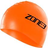 Orange Vandsportstøj Zone3 Silicone Swim Beanies Sr