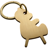 Beige Nøgleringe Brainchild The Teddy Bear Keychain
