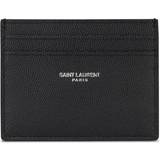 Tegnebøger & Nøgleringe Saint Laurent Grained Leather Card Holder - Black