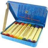 Stockmar Beeswax Stick Crayons in Storage Tin, Set of 8 Colors, Waldorf Assortment