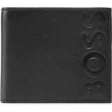 Hugo Boss Tegnebøger HUGO BOSS wallet grained leather with coin pocket