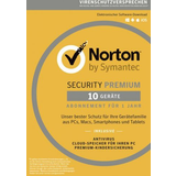 Kontorsoftware Symantec Norton Security Premium 3.0 I 10 Geräte 1 Jahr