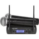 Håndholdt vhf Azusa VHF-mikrofon 2 kanaler WR-358LD (2 x håndholdt mikrofon)