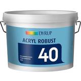 Dyrup Udendørs maling - Vægmaling Dyrup ACRYLIC ROBUST 40 Vægmaling White 2.5L