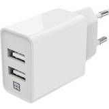 XtremeMac Batterier & Opladere XtremeMac DOUBLE USB WALL CHARGER White