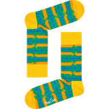 Gul - Stribede - V-udskæring Tøj Happy Socks Andy Stripe Sock