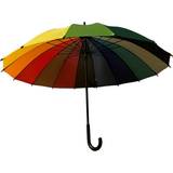 Kurvet håndtag - UV-beskyttelse Paraplyer Color Umbrella - Rainbow