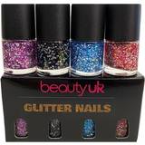 BeautyUK Gaveæsker & Sæt BeautyUK Glitter Nails Polish Set