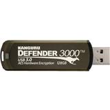 Kanguru USB Type-A Hukommelseskort & USB Stik Kanguru KDF300016G Defender 3000, FIPS 1402 Certified, Level 3, 256