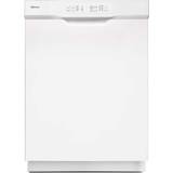 Halvt integrerede - Hvid Opvaskemaskiner Gram DS60001 Hvid