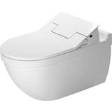 Sensowash starck Duravit Starck 3 væghængt toilet med HygieneGlaze skjult montering til SensoWash i hvid
