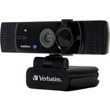 Webcams Verbatim AWC-03 4K-webcam 3840 x 2160 Pixel, 1920 x 1080 Pixel Klemmeholder, Fod