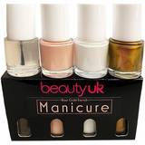 BeautyUK Gaveæsker & Sæt BeautyUK Rose Gold French Manicure Set 4x9ml