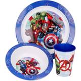 Børneservice Stor Avengers Rolling Thunder Dining Set 3pcs