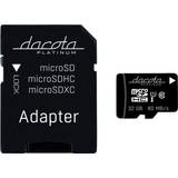 Dacota Platinum Hukommelseskort Dacota Platinum P MICRO-SDHC 32 GB C10 80 MB MED ADAPTER ➞ På lager klar til afhentning