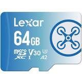 LEXAR 64 GB Hukommelseskort LEXAR FLY microSDXC Class 10 UHS-I U3 V30 A2 160/60 MB/s 64GB