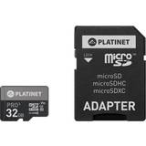 Platinet Hukommelseskort Platinet MicroSDHC Hukommelseskort 32GB & 90MB/s SD Kort Adapter