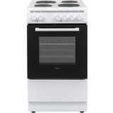 Elektriske ovne - Hvid Støbejernskomfurer Senz SCIS50W23 Hvid