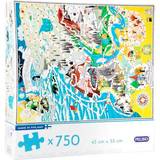 Peliko Puslespil Peliko Map of Moominvalley Martinex Puzzle 750 Pieces