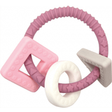 Magni bidering i silikone, geometriske figurer, rosa