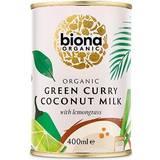 Mejeriprodukter Biona Organic Kokosmælk Grøn Karry Citrongræs 400g