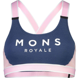 Mons Royale Blå Undertøj Mons Royale Stella X-Back Bra - Blue/Pink