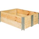 Tectake Krukker & Urtepotter tectake Foldable and stackable raised bed 120x80x19cm