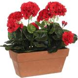 Rød Kunstige planter Dekorativ plante Mica Decorations Keramik Kunstig plante