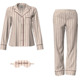 Rød - Stribede Undertøj Calvin Klein Satin Pyjama Gift Set