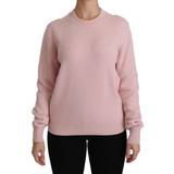 Ballonærmer - Cashmere - Pink Tøj Dolce & Gabbana Crew Neck Cashmere Pullover - Pink