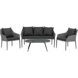 Ovale Loungesæt Havemøbel Venture Design Spoga Loungesæt, 1 borde inkl. 2 stole & 1 sofaer