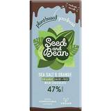 Seed & Bean Fødevarer Seed & Bean Chokolade 47% Salt Orange Plantebaseret