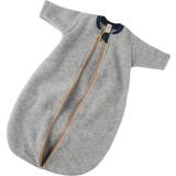 Babynests & Tæpper Engel sovepose med lynlås økologisk uldfleece grå