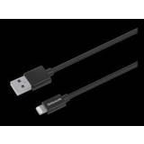 Lightning kabel 20 cm Essentials USB-A - Lightning Cable, MFi, 20cm, Black