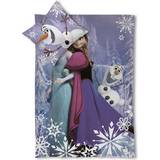 Frost - Multifarvet Tekstiler Licens Anna Elsa and Olaf Frozen sengetøj 150x210cm